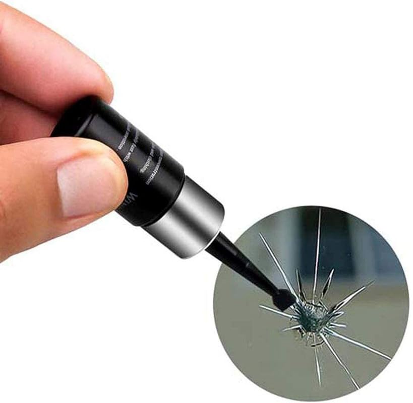 Car Windscreen Repair Kit, Cars Windshield Crack Scratch Resin Repair Tool, Car's Wind-Shield Crack-Repair Kit, for Fix Auto Wind-Shield Glass-Cracks, Bulls (Pack of 1)